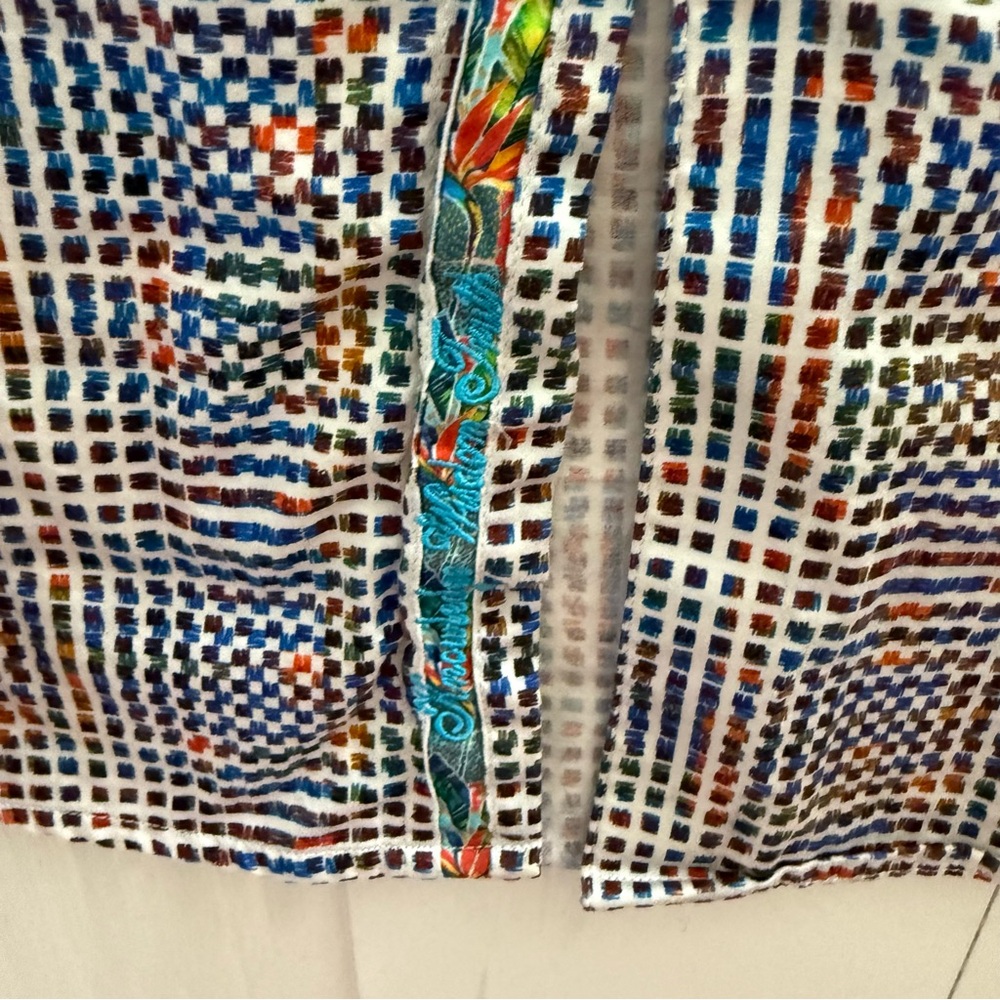 Mens ROBERT GRAHAM Multicolored Button-Up Shirt • XL Excellent Condition - Picture 7 of 12